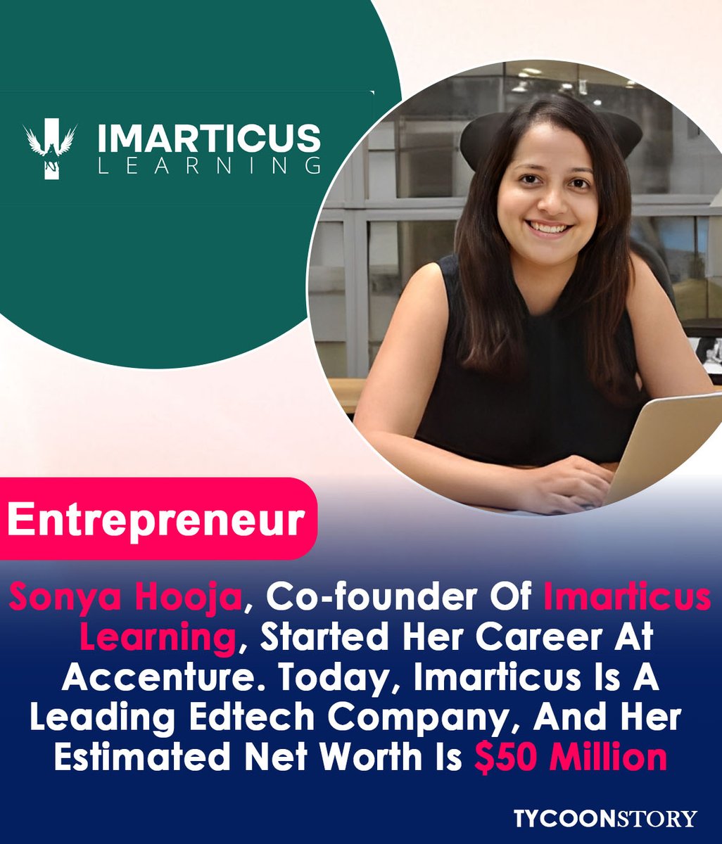TycoonStoryCo's tweet image. Sonya Hooja is redefining professional education through Imarticus Learning!

With 15+ years of global experience, she&apos;s empowering 15,000+ learners and transforming the #edtech space.

tycoonstory.com

#sonyahooja #imarticuslearning #womeninbusiness @imarticus