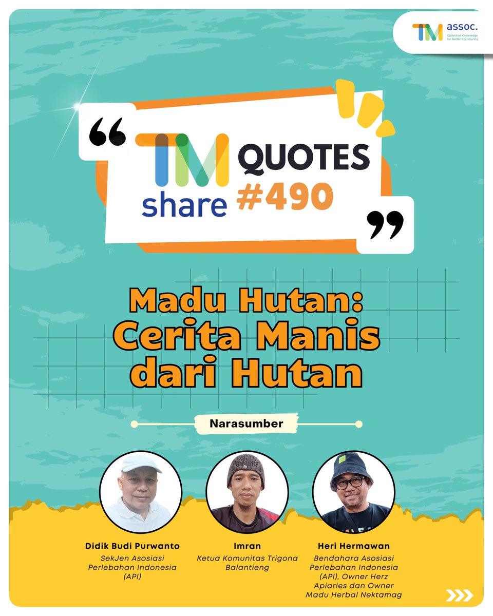 Terasmitra's tweet photo. Tahukah kamu?
Madu hutan itu beda dan ada berbagai macam lebah penghasil madu hutan yang bersarang di pohon-pohon tinggi hutan tropis—dari Kalimantan sampai Nusa Tenggara.

Kaya nutrisi, penuh antioksidan, dan punya rasa kompleks yang alami banget. https://t.co/erGm8Wz8Yv