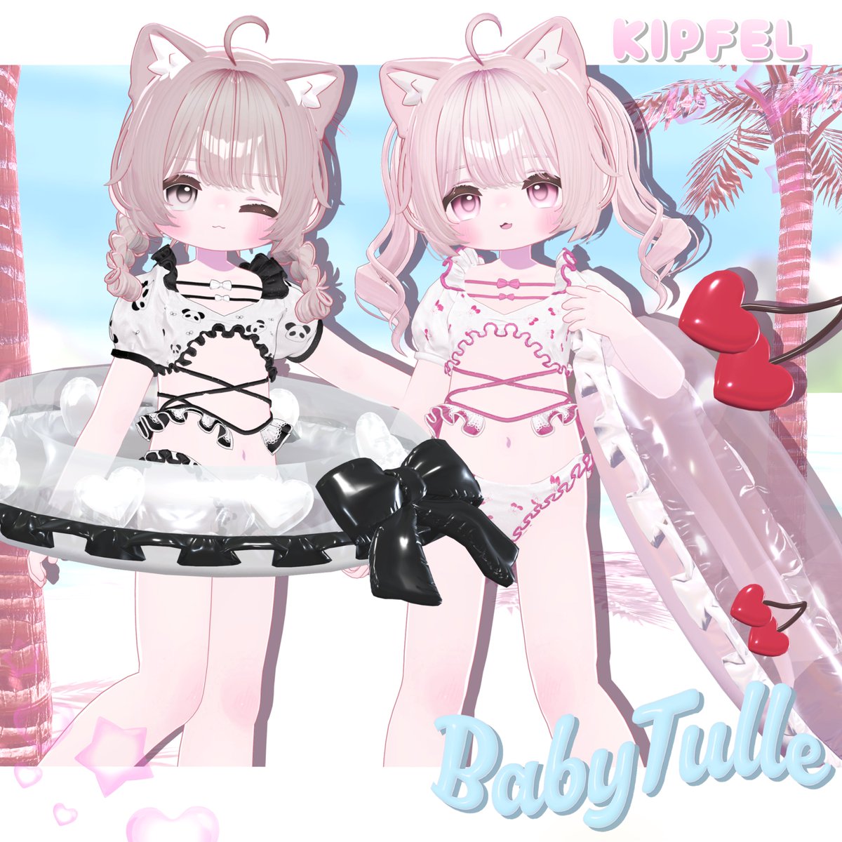 🍼🎀𝘽𝙖𝙗𝙮𝙏𝙪𝙡𝙡𝙚🎀🍼
💘大人気水着に【追加アバター対応】登場💘
MILLTINA・MILFY・KIPFEL・AIRI・SHINANOなど…
もっと多くのアバターで着れるようになりました✨

💥𝟰𝟬% 𝘽𝙄𝙂 𝙎𝘼𝙇𝙀💥
06/30-07/14 ￥1300 → ￥780

さらに…
06/30-07/04 フォロー&amp;RPで
抽選3名様にフルパック🎁🎯