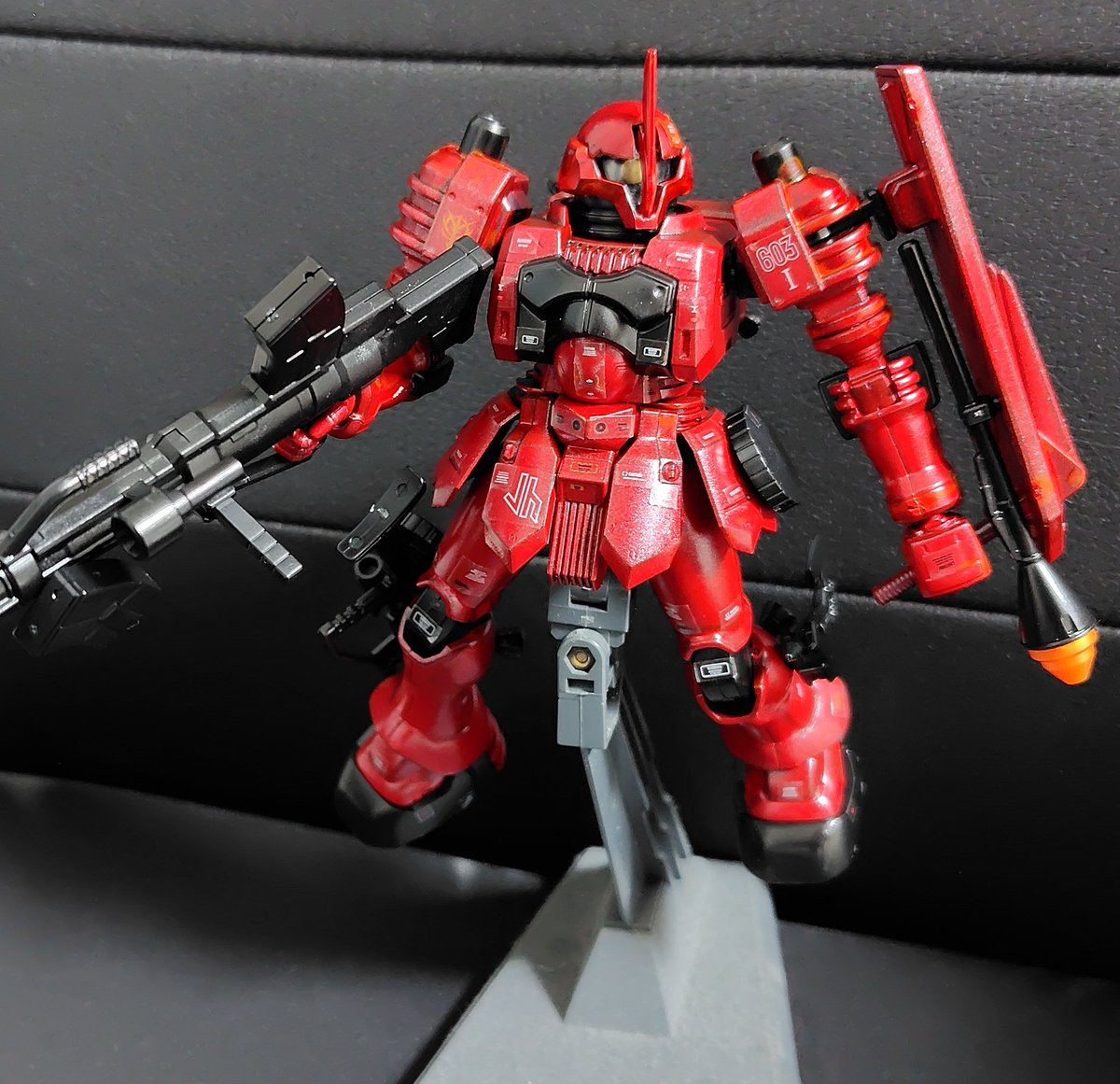 Abcd59128757's tweet photo. #ガンプラ 
#GQuuuuuuX 
#ヅダ 
#プラモデルライフ 
赤いヅダ。あんな概念出されたら作りたくなるやん…。 https://t.co/A5jHCKFpJq