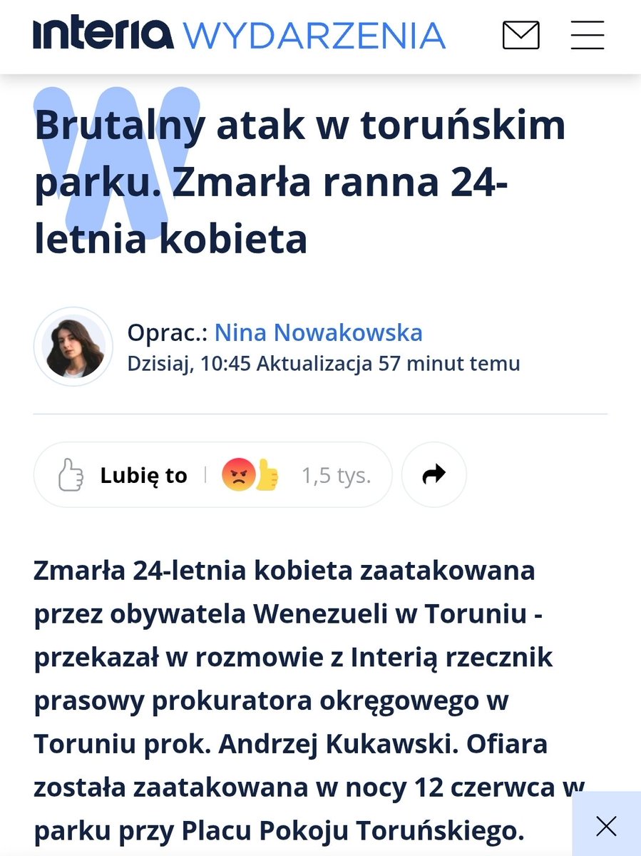 A_Z_Teresinska's tweet photo. Wiecie po co #polscy #obywatele stoją na #polska #granica ?Właśnie po to, by kolejny #nielegalny #imigrant nie zabił bezbronnej #kobiety tak jak w #Toruń !Jeżeli #rządtuska nas nie chroni, to sami się będziemy chronić 😡 https://t.co/udkJbV9hOt