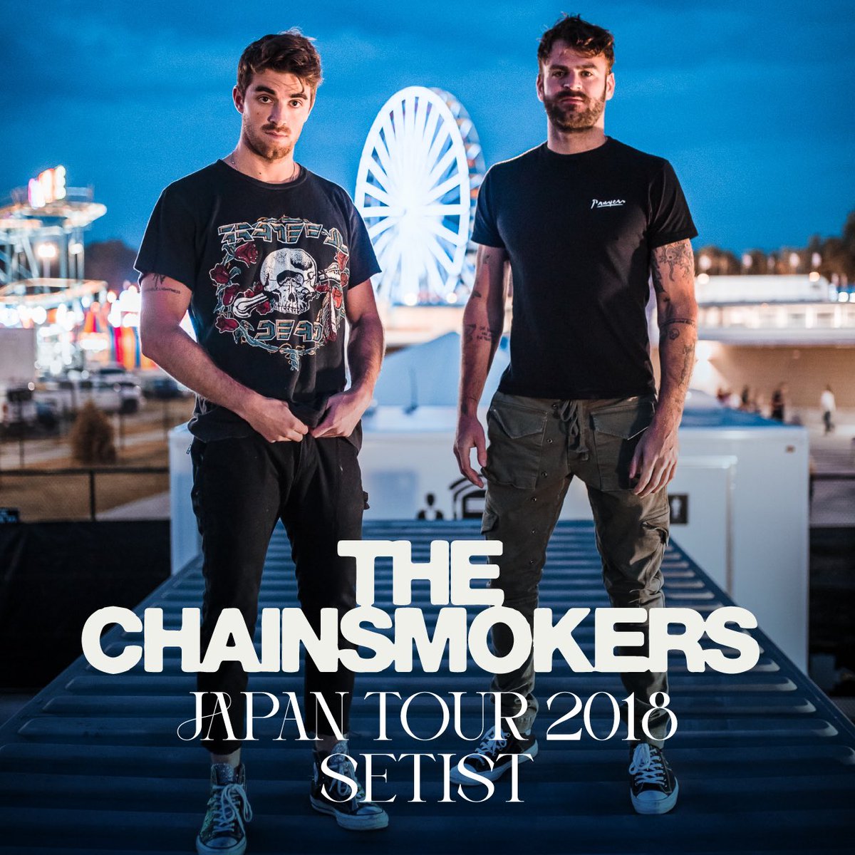 the chainsmokers メガジャケ　チェンスモ The Chainsmokers】 本日6/30、2025年も前半戦が終了です⏳ ここで'18