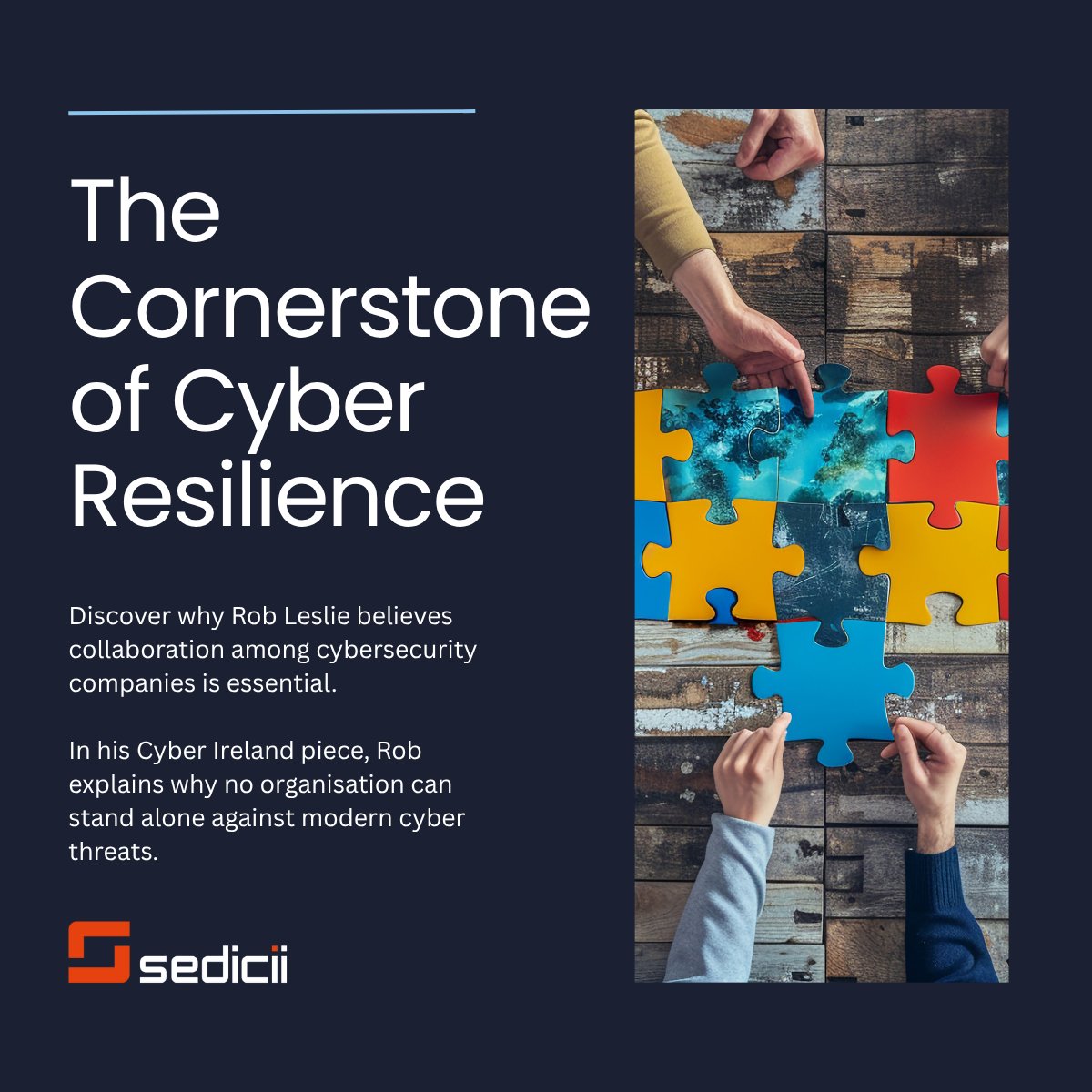 “No organisation can tackle cyber threats alone.” That’s the key takeaway from our article The Cornerstone of Cyber Resilience. Join Project PHACKS and support organisations to securely share threat intelligence—without compromising privacy cyberireland.ie/the-cornerston…