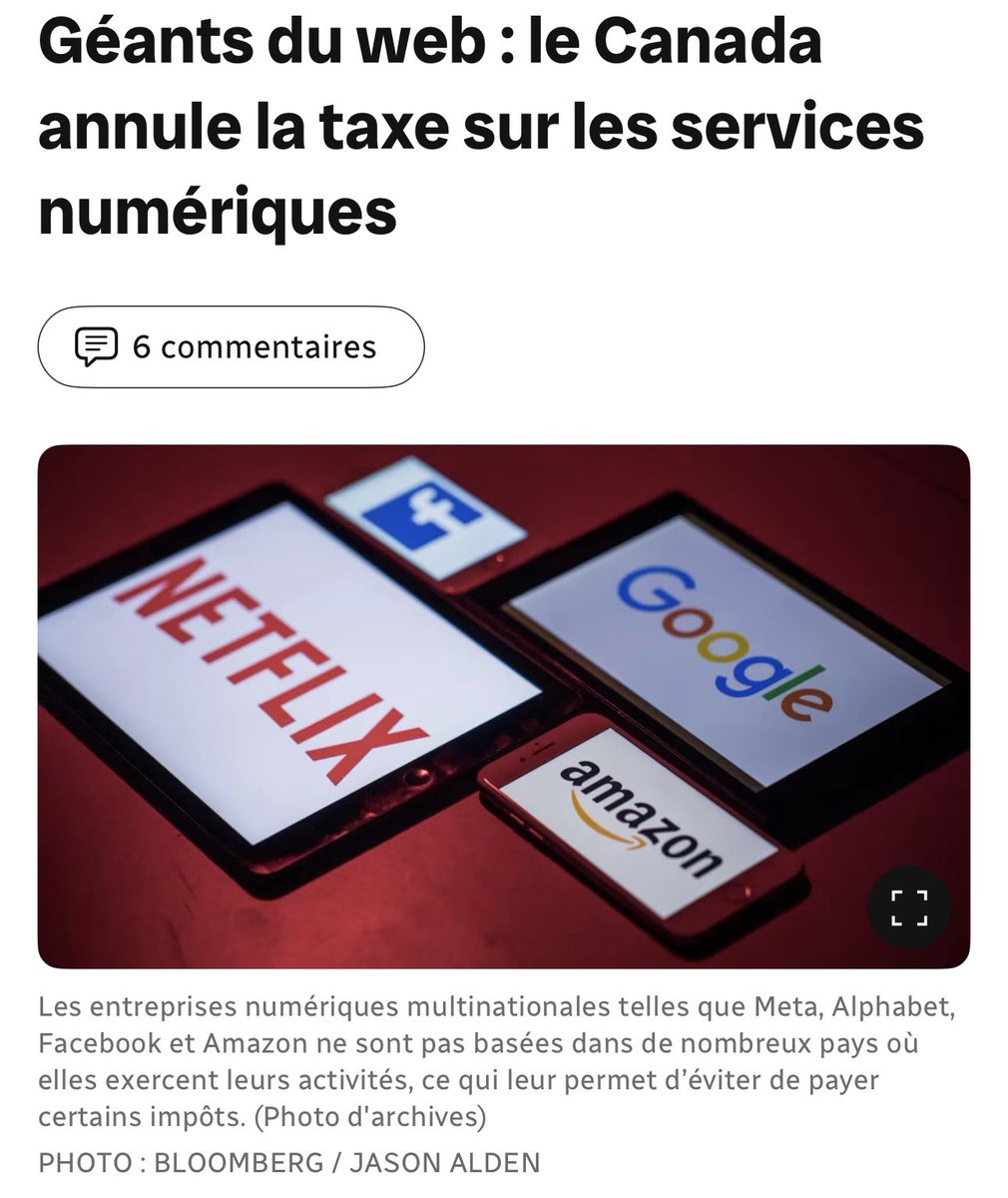 « Le gouvernement Carney a sollicité et obtenu le mandat de négocier la fin des tarifs et un nouvel accord commercial avec les États-Unis de Donald Trump. Il a fait de lourds compromis en matière de défense, de frontières et de contre-tarifs, puis le voici en train de reculer sur