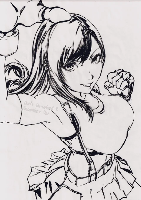#今月描いたイラストを晒そう その4(4/4) 計13枚! べっきぃ10,000越えいいね Welcome to new followers! I'm drawing fanart with a brush pen! I love Persona, Final Fantasy, and Romance Saga series! Btw you can see more of my art with making-of video in my "Photos"!