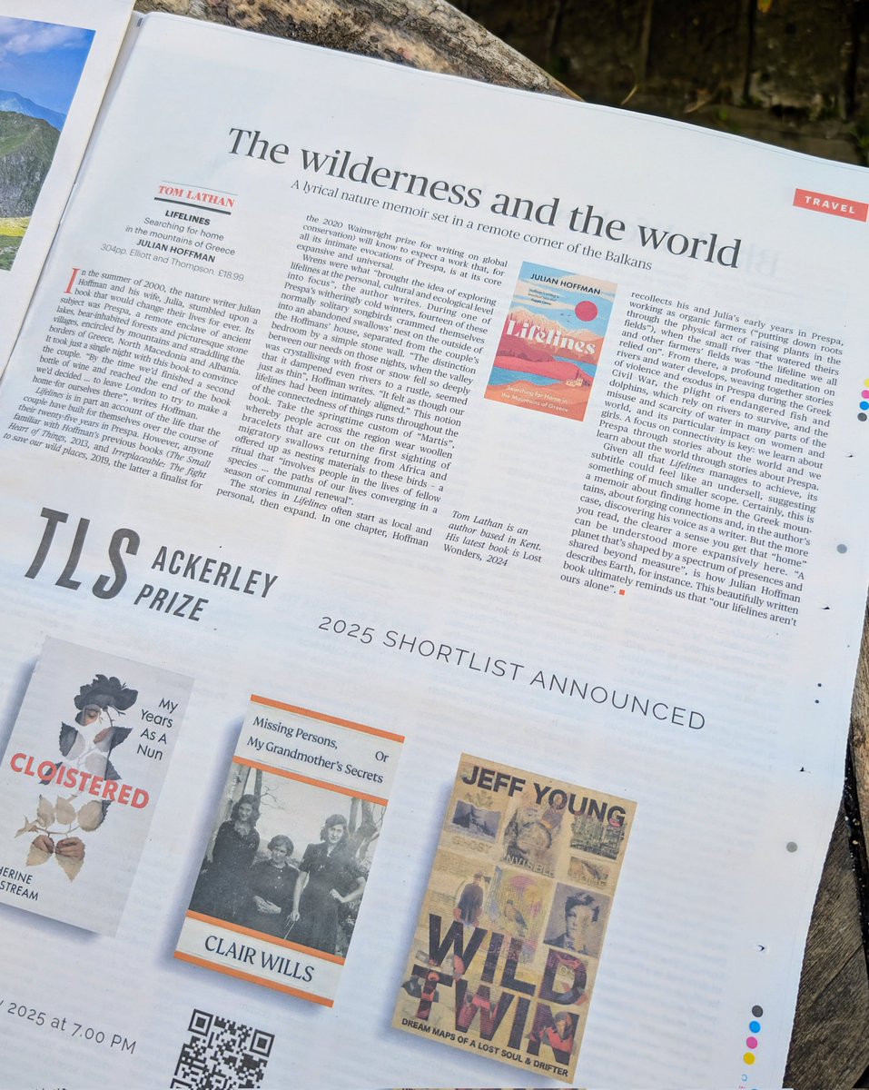 Thrilled by this fabulous review of LIFELINES in the TLS and to be sharing a page with the brilliant Jeff Young!

the-tls.com/world/travel/l…