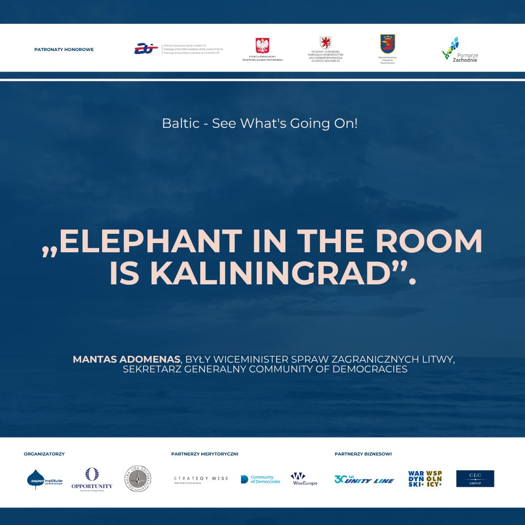 OppFoundation's tweet image. 🌊Baltic - See What&apos;s Going On!🌊

#Conference #ExpertCommentary
@Adomenas @CommunityofDem #BalticSea #Security