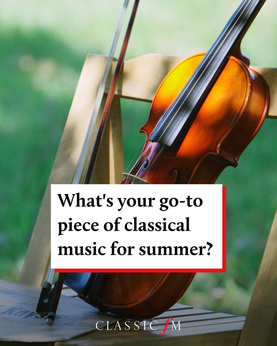 ClassicFM's tweet image. What sums up summer for you? 🕶️
