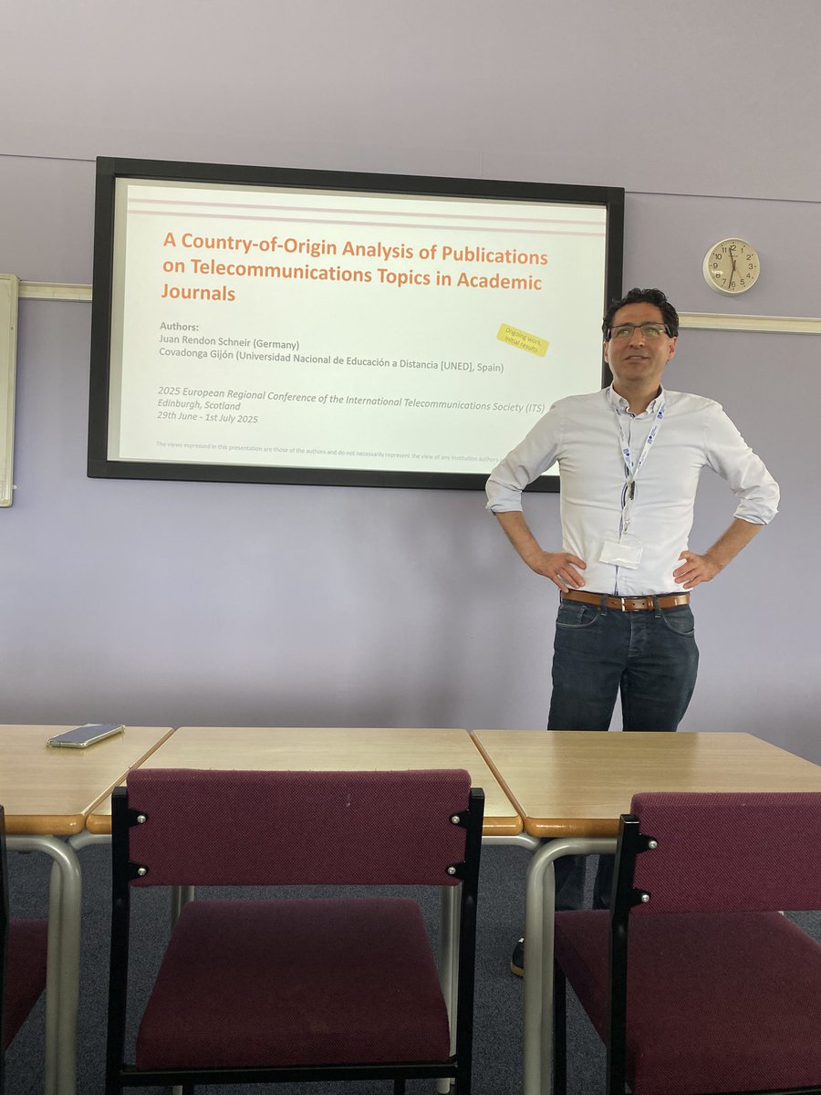 Covadonga (@covadongagijon) on Twitter photo Now, Juan Rendon Schneir is presenting our paper about country-of-origin of publications on telecommunications topics in academic journals #ITSEurope25 room 3/03 <a href="/IntTlcSoc/">International Telecommunications Society</a> Now, Juan Rendon Schneir is presenting our paper about country-of-origin of publications on telecommunications topics in academic journals #ITSEurope25 room 3/03 <a href="/IntTlcSoc/">International Telecommunications Society</a>