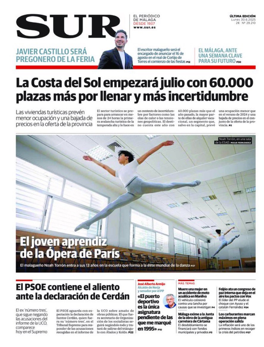Foto de portada  <a href="/DiarioSUR/">SUR. El periódico de Málaga</a> 
📷 <a href="/MigueFernandez_/">Migue Fernández 📷</a> 
#ballet #danza