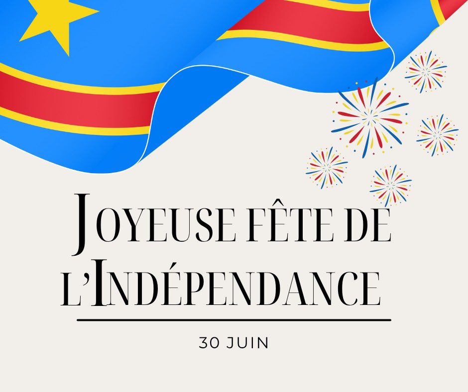 BelgiqueRDCongo's tweet image. #LIPANDA
Joyeuse fête nationale au peuple congolais 🇨🇩 !