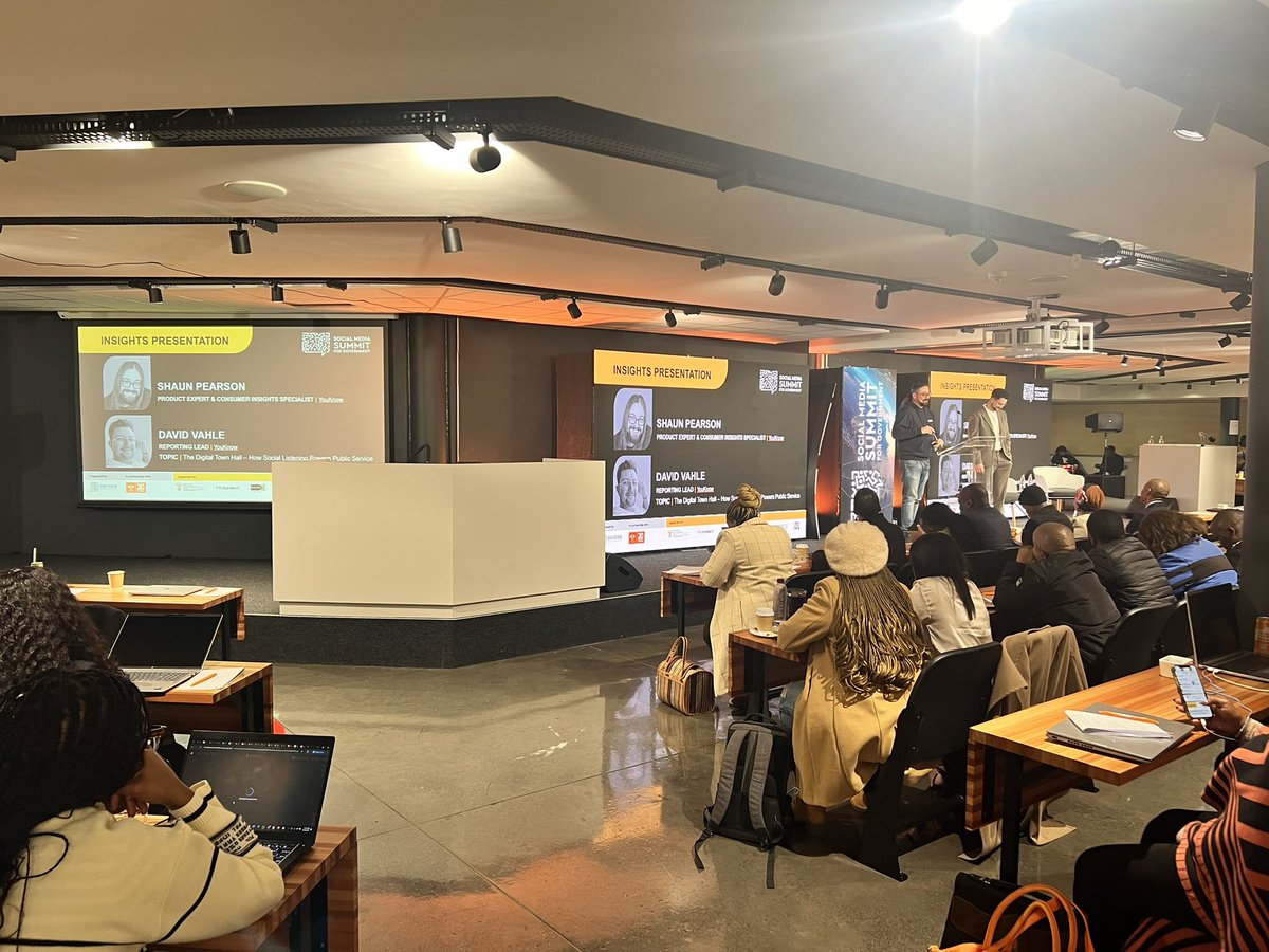 The team from @youknow_digital are sharing great insights on why Government should proactively monitor social media keywords . X is dominating the News category #SocialMediaSummit4Gov