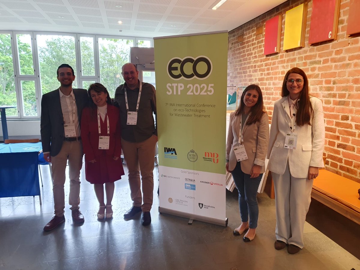 Last week we took part in the 7th #ecoSTP, a key event on sustainable wastewater treatment. 💧🌱🌍

🎤 Our team contributed with a keynote, presentations &amp; posters.

Great to share research, connect, and promote innovation!

#Research #Sustainability #CircularEconomy
