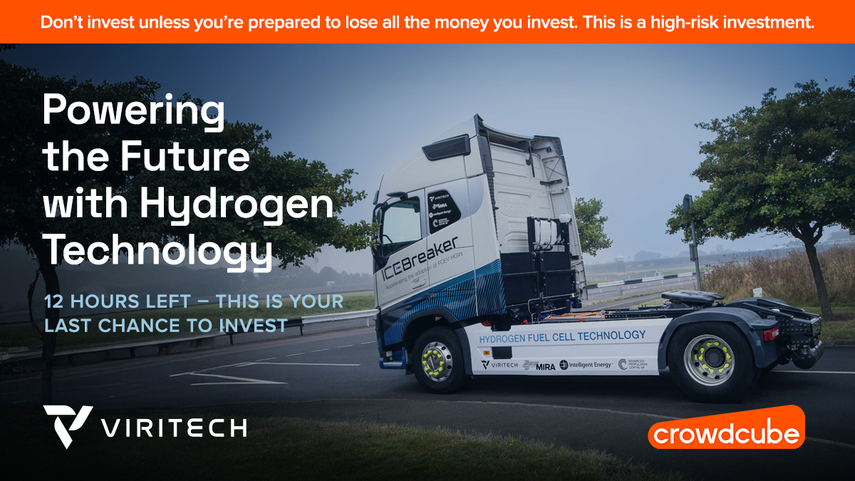 Our campaign closes tonight!

Invest now: crowdcube.com/companies/viri…

Don’t invest unless you’re prepared to lose all the money you invest. This is a high-risk investment and you are unlikely to be protected if something goes wrong. Take 2 mins to learn more: crowdcube.com/explore/risk-w…