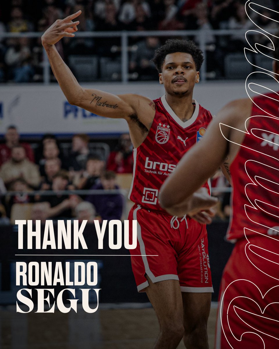 Danke, Rondo! ❤️

Mit seinem Tempo, seinem Spielwitz und seiner Energie hat Ronaldo Segu diese Saison geprägt 🚀 In der kommenden Spielzeit wird er nicht mehr für Freak City auflaufen. Wir sagen Danke für deinen Einsatz, deine Highlights und deinen Spirit.

#FreakCity
 📸Löb