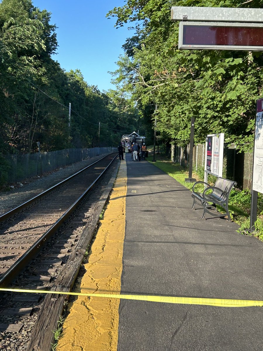 Ryan Breslin (@ryanjbreslin) on Twitter photo Police activity at the West Roxbury commuter rail stop this morning. Working to learn more information. This is impacting Needham Line trains. <a href="/boston25/">Boston 25 News</a> Police activity at the West Roxbury commuter rail stop this morning. Working to learn more information. This is impacting Needham Line trains. <a href="/boston25/">Boston 25 News</a>