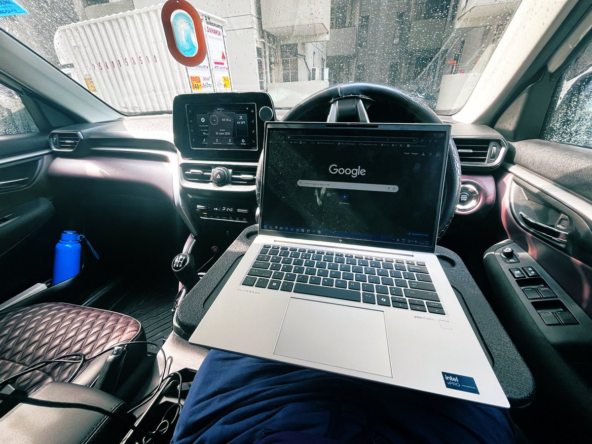 Happening it for 2nd time in last 6 months in Gurugram aka Gurgaon.

Last time power cut was for 3 days.

This time it’s already 10 hours, and expected by 10 PM.

Bijli mil nahi rahi bade shehro me aur gaadian chalani hai EV ki.

Sitting inside my ICE car and working.