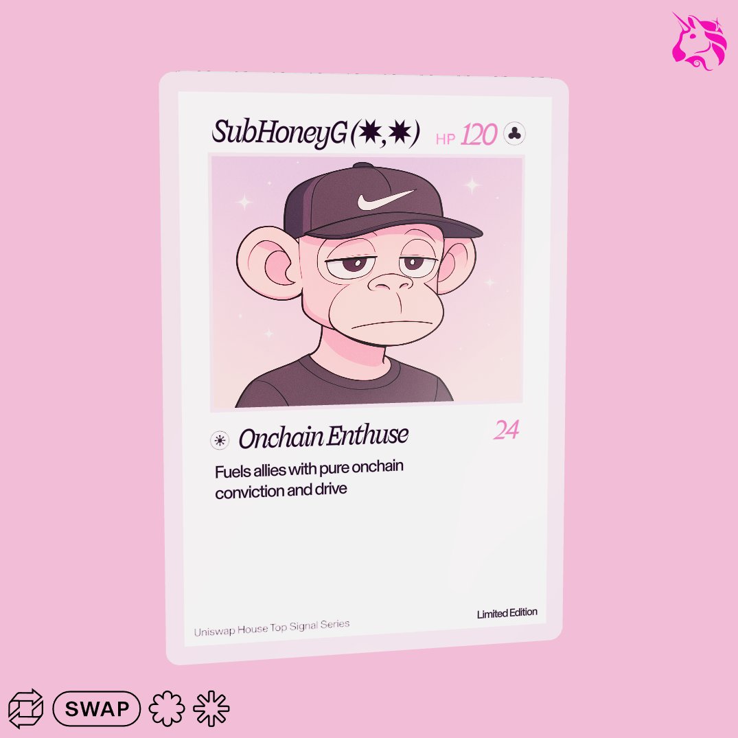 Just pulled a grail

Check out my Uniswap trading card 🦄