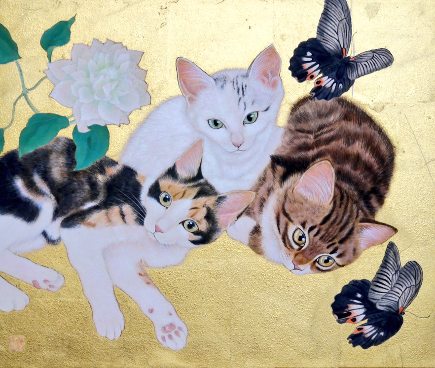 日本画だと思います。 田名網敬一×赤塚不二夫のコラボレーション画集『TANAAMI