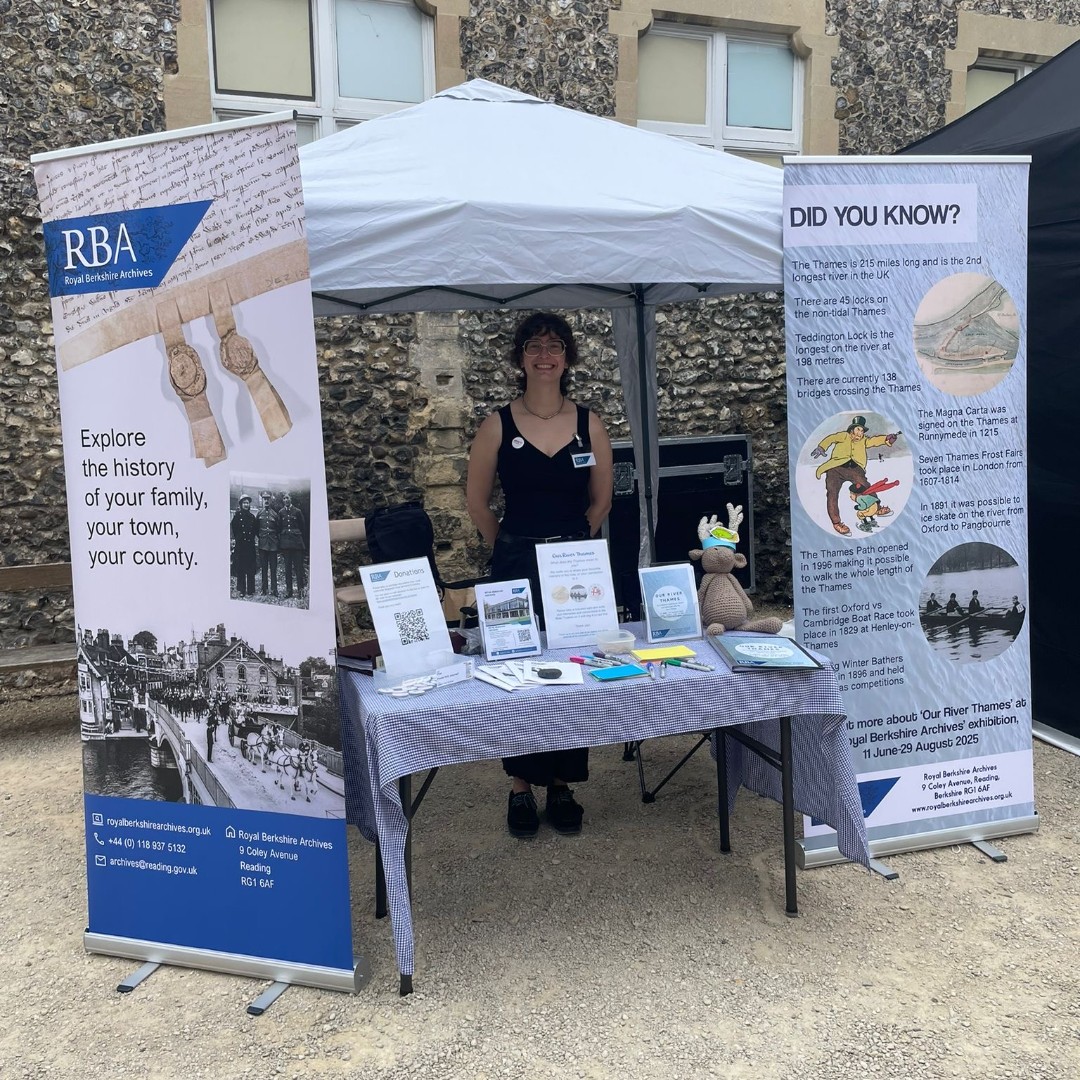 BerksArchives's tweet image. Thank you to everyone who said hello to us at Reading Water Fest on Saturday. We enjoyed sharing craft activities and chatting about the archives. It was very hot so we are glad Godric packed his sunnies!