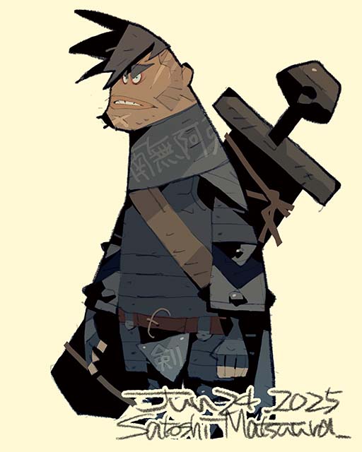 hiziri_pro's tweet image. Gray Swordsman.
I've posted a new illustration to my Patreon! Full size JPG, PSD and video files can be downloaded according to the amount of support. patreon.com/satoshi_matsuu…
#creaturedesign