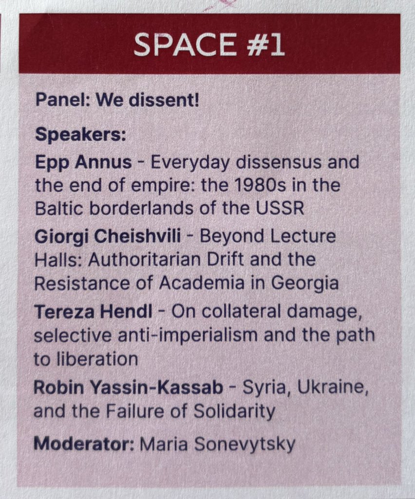 Tereza Hendl (@terezahendl) on Twitter photo It was so good to have you with us in Ukraine at our <a href="/associationruta/">The RUTA Association</a> conference on imagination, new visions and connections and close the event with the bang that was our panel on dissent with a transregional critique of leftist campism, selective anti-imperialism and solidarity It was so good to have you with us in Ukraine at our <a href="/associationruta/">The RUTA Association</a> conference on imagination, new visions and connections and close the event with the bang that was our panel on dissent with a transregional critique of leftist campism, selective anti-imperialism and solidarity