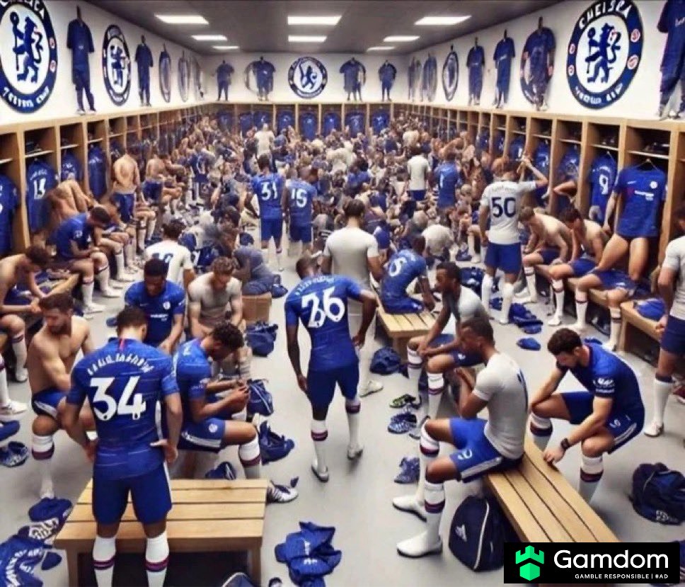 Chelsea's dressing room next season: