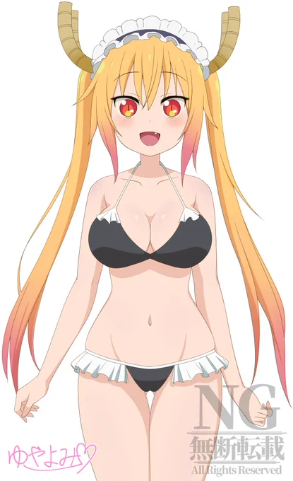 メイドラゴン 水着トール!(^^