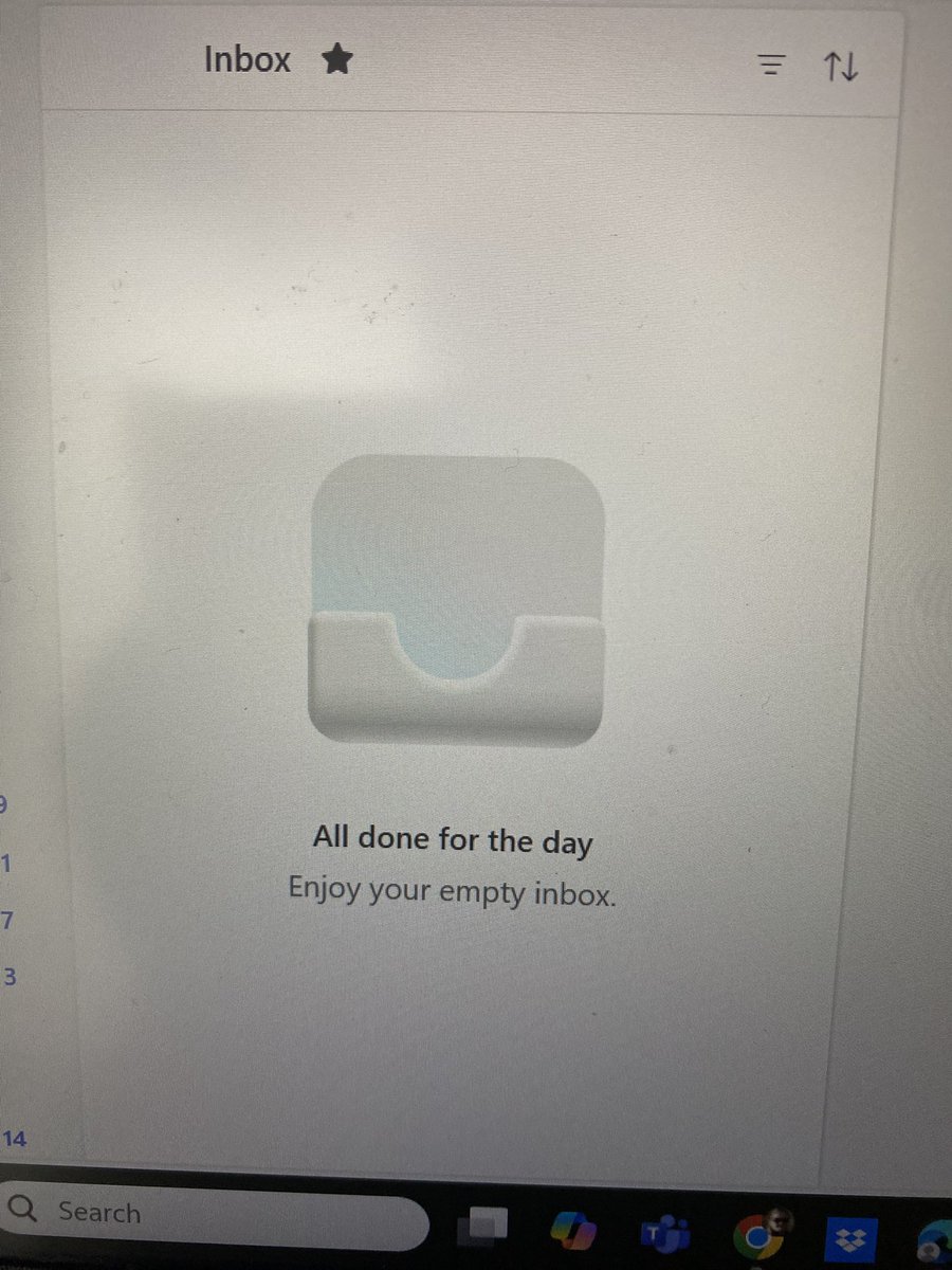 Not that I am bragging or anything! 

4F rule of email management never fails!