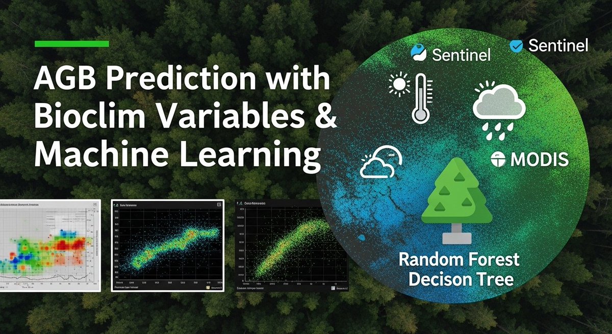 GISRSStudyHacks's tweet photo. 🌳 Exploring the Relationship Between AGB and Climate!🔗 Watch the full tutorial 👇
 📽️ https://t.co/CjvwkKLCSj
#GoogleEarthEngine #RemoteSensing #BioclimaticData #ForestBiomass #AGBEstimation #ClimateDataAnalysis #RandomForest #EarthObservation #MachineLearning #CarbonMapping https://t.co/EXaG39f5Yd