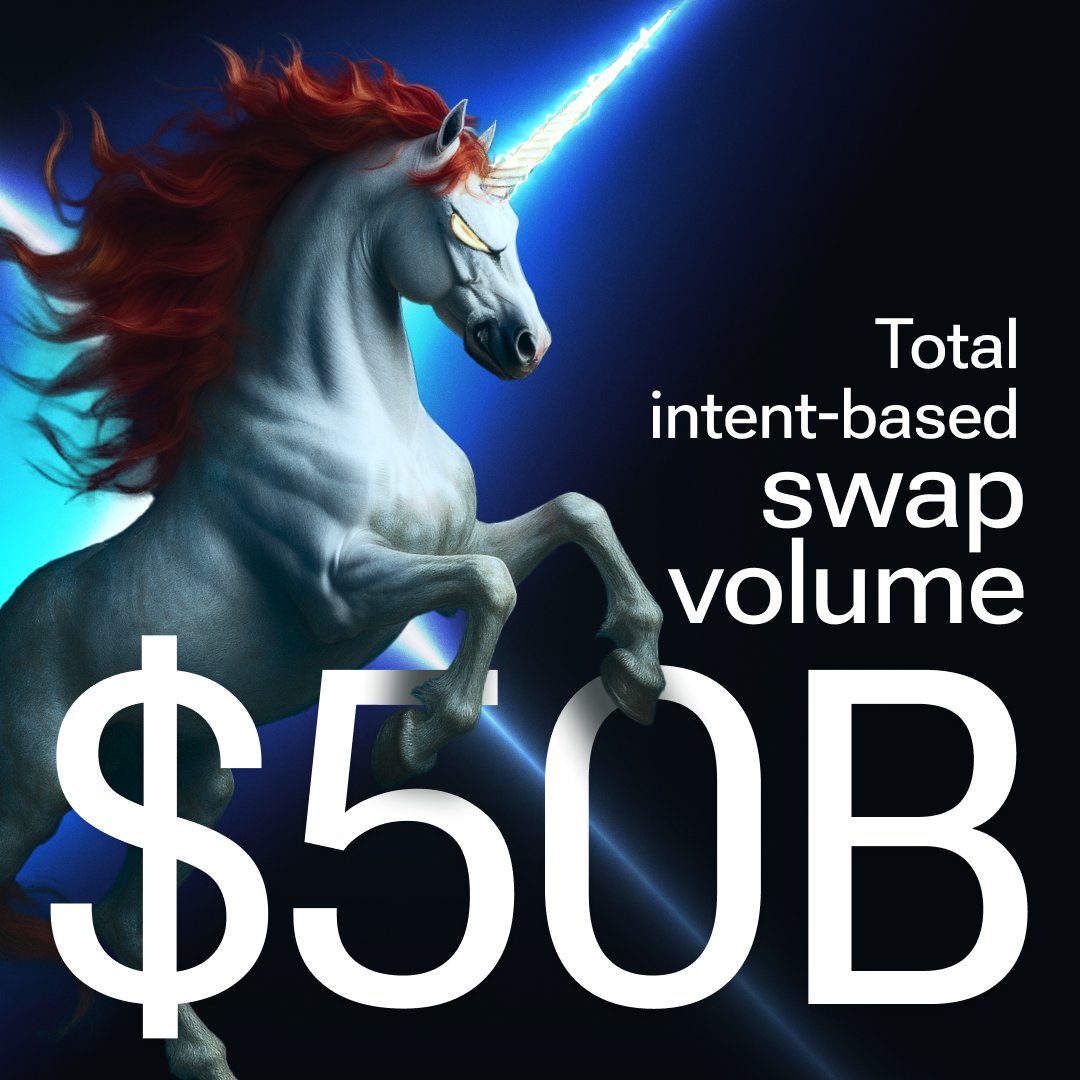 So you like intent-based swaps, huh?

🏆 1inch Fusion just hit $50 billion all time volume 🏆

That’s $50 billion in zero-gas, MEV-protected swaps at the best rates.

This is how we build the DeFi future

Keep swapping ⏩ app.1inch.io