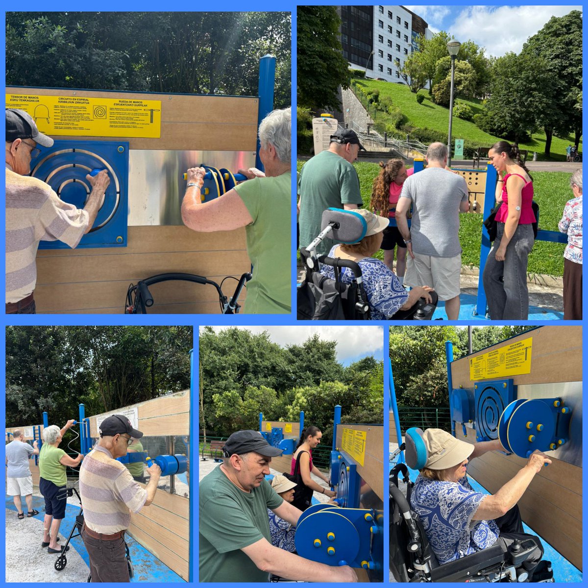 No hay edad. Todas las personas pueden practicar #actividadfísica 
💪 Taller práctico al aire libre en el Parque Europa (dentro de las Jormadas  de #salud y AF en #Bilbao) que realizamos en colaboración con el Área de Salud y Consumo de <a href="/bilbao_udala/">Bilbao [Udala - Ayuntamiento]</a>