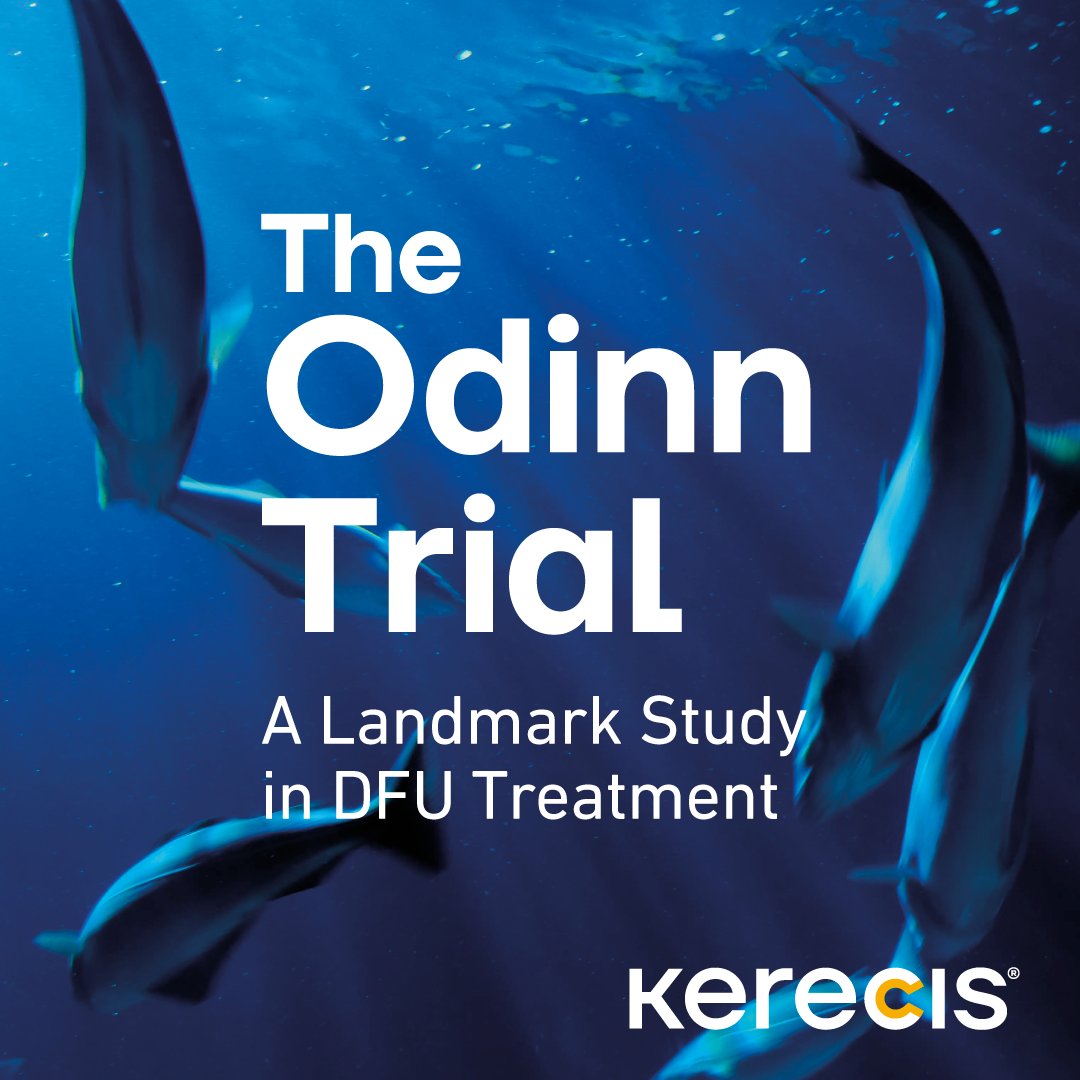 MPMATweets's tweet photo. A new multicenter RCT just changed the game for diabetic foot ulcers with exposed bone and tendon. The Odinn Trial reinforces the clinical power of Kerecis fish skin in challenging wound cases. Learn more about the Odinn Trial and Kerecis today! https://t.co/mWynn4fB7K https://t.co/SdcfKUpBEJ