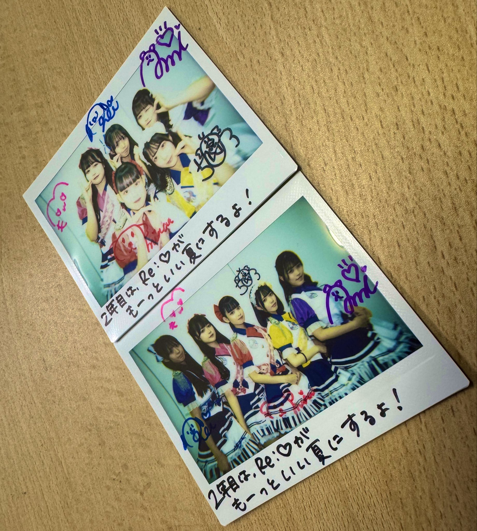 ZiDol サイン入りチェキ 男性ブランコ 浦井