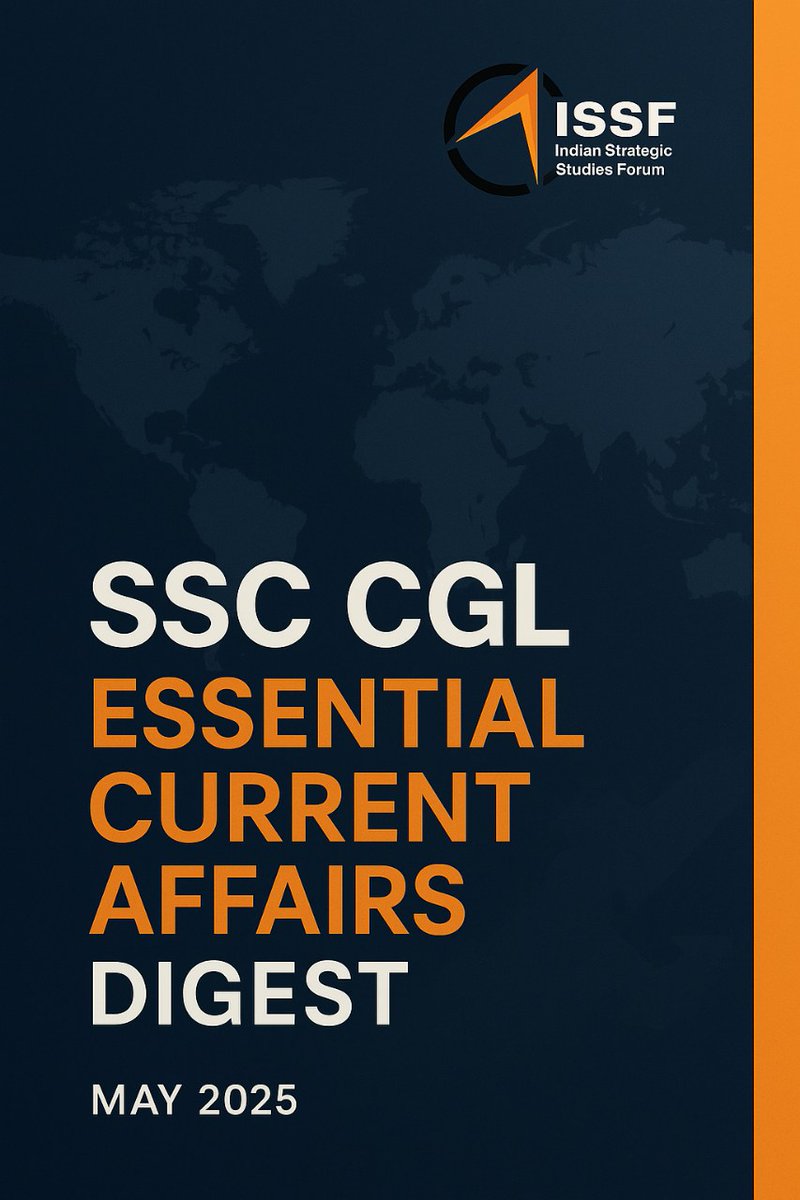Please download your free copy of our SSC CGL 2025 Current Affairs series (May edition) from this link 👇:

t.me/issfssccgl/14