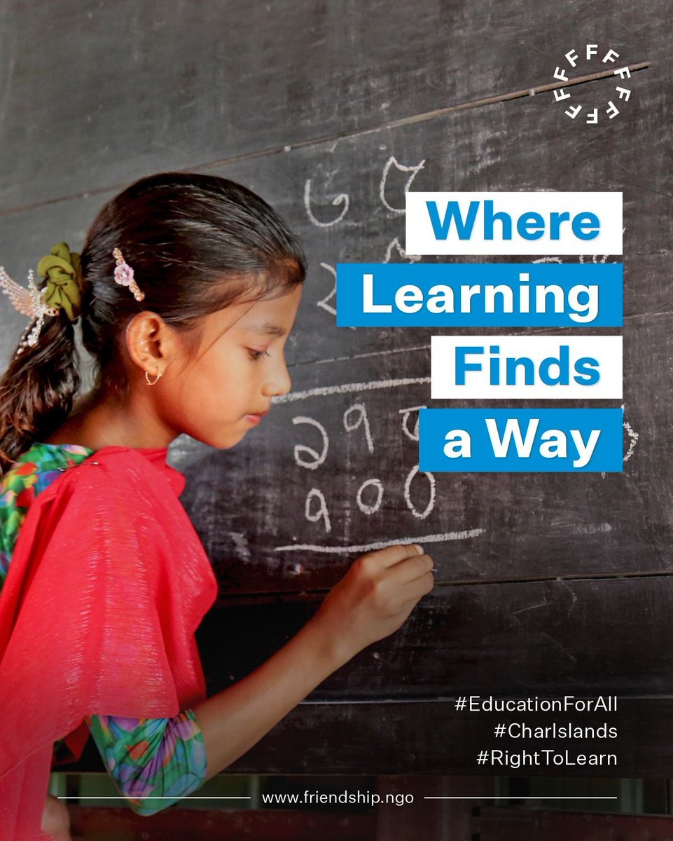 In Bangladesh’s remote river islands, where land vanishes and reforms with every flood, formal schooling was once unthinkable.

But with community-led solutions, we trained local educators and set up primary schools that could adapt with the land.

#friendshipngo