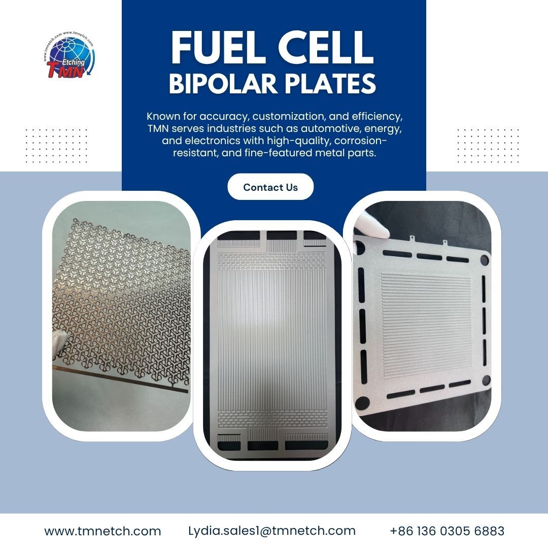 TMNphotoetching's tweet image. Our custom-engineered fuel cell bipolar plates combine advanced fabrication with unmatched durability – crafted to meet the demands of tomorrow’s clean energy systems.
📩 Contact us: lydia.sales1@tmnetch.com
#FuelCellTechnology #BipolarPlates #CleanEnergy #HydrogenPower
