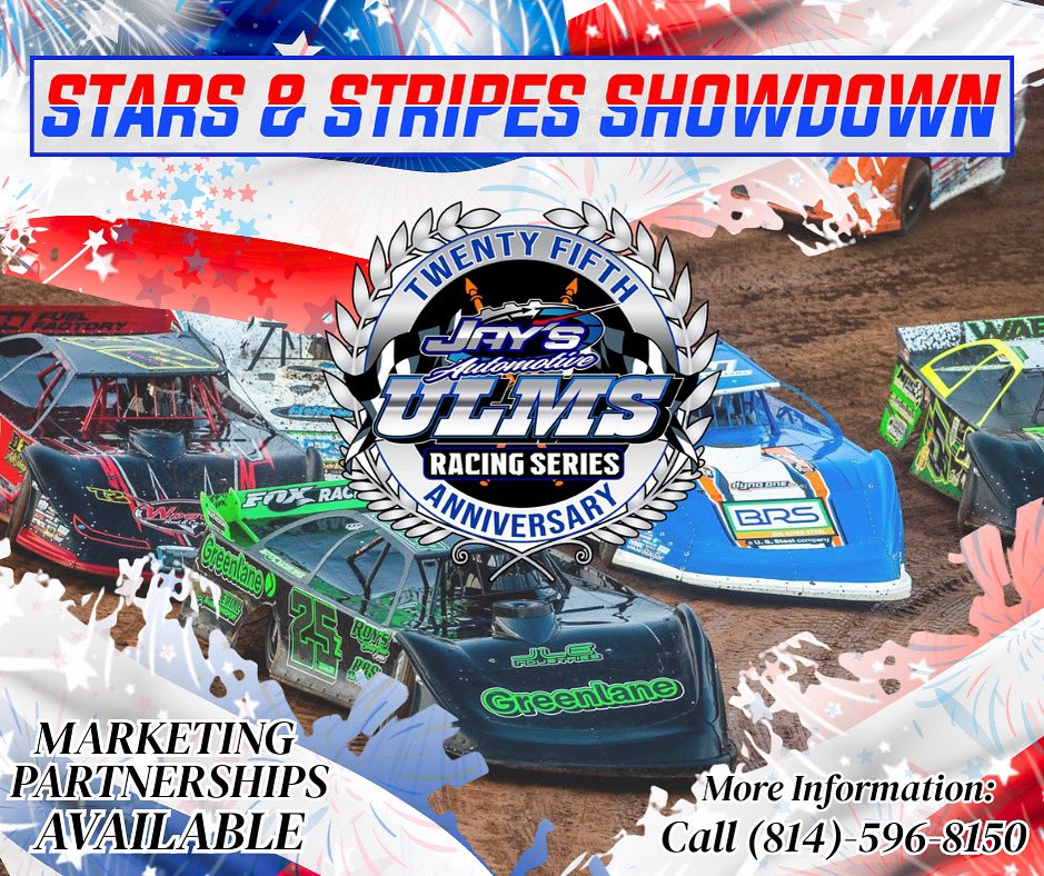 United Late Model Series (@ulmslatemodels) on Twitter photo ๐ฅ ๐๐๐๐๐ & ๐๐๐๐๐๐๐ ๐๐๐๐๐๐๐๐ ๐๐๐๐ ๐ฅ 
Itโs almost time for the ๐๐๐๐๐๐๐ ๐๐๐๐๐ ๐๐๐๐ ๐๐๐๐๐ event in the ๐๐๐๐๐๐ ๐๐๐๐๐ in ๐๐๐๐! โผ๏ธ
This ๐๐๐๐ | ๐๐ฎ๐ฅ๐ฒ ๐-๐ ๐บ๐ธ 
$6000 to win Night 1
$10004 to win Night 2 ๐ฅ ๐๐๐๐๐ & ๐๐๐๐๐๐๐ ๐๐๐๐๐๐๐๐ ๐๐๐๐ ๐ฅ 
Itโs almost time for the ๐๐๐๐๐๐๐ ๐๐๐๐๐ ๐๐๐๐ ๐๐๐๐๐ event in the ๐๐๐๐๐๐ ๐๐๐๐๐ in ๐๐๐๐! โผ๏ธ
This ๐๐๐๐ | ๐๐ฎ๐ฅ๐ฒ ๐-๐ ๐บ๐ธ 
$6000 to win Night 1
$10004 to win Night 2