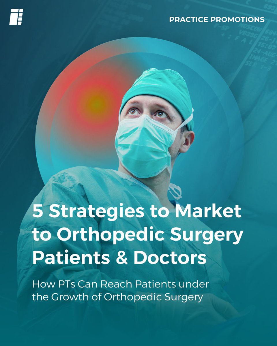 PracticePromos's tweet image. Orthopedic surgeries are booming. For PTs, this isn’t just news…it’s a call to action. 

Read the full article now:
 
practicepromotions.net/the-growth-of-…