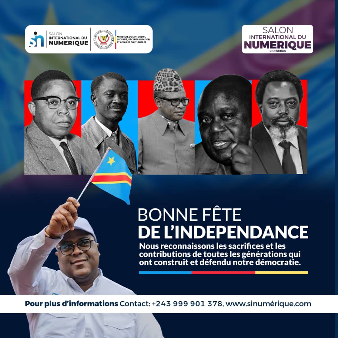 SINRDC's tweet photo. La société #Discovery_services_congo (@SINRDC ) vous souhaite bonne fête de d'indépendance de la RDC https://t.co/MXKFJRy9Lv