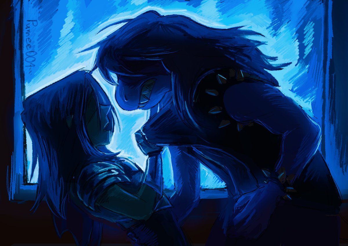 Pumee001's tweet image. Im super late to this #DELTARUNE #krusie