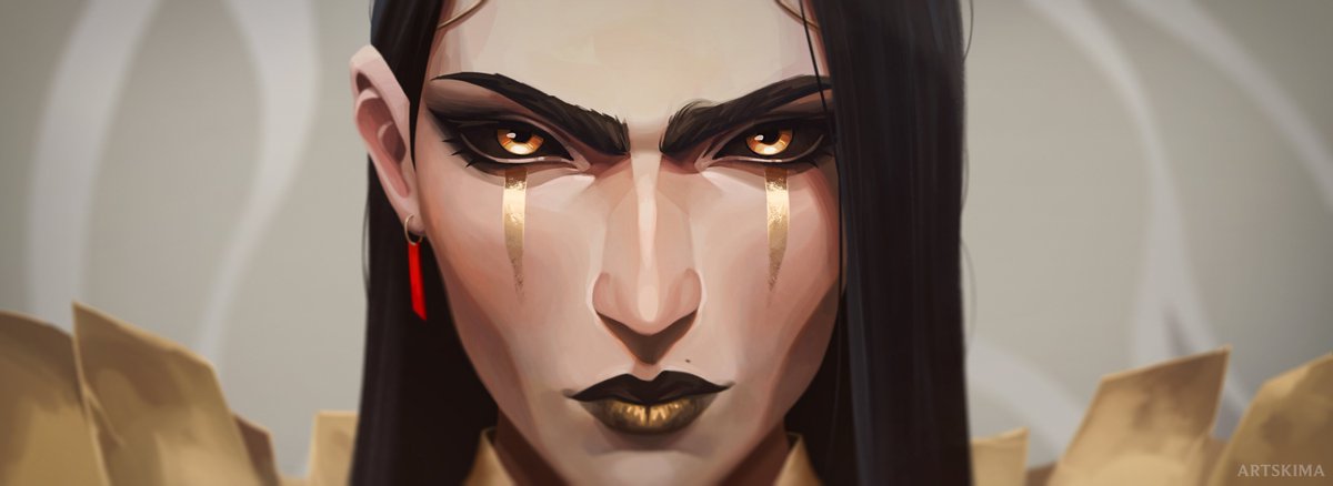 artskimaa's tweet image. LeBlanc 🌹🖤 
#Arcane #LeagueOfLegendsFanArt