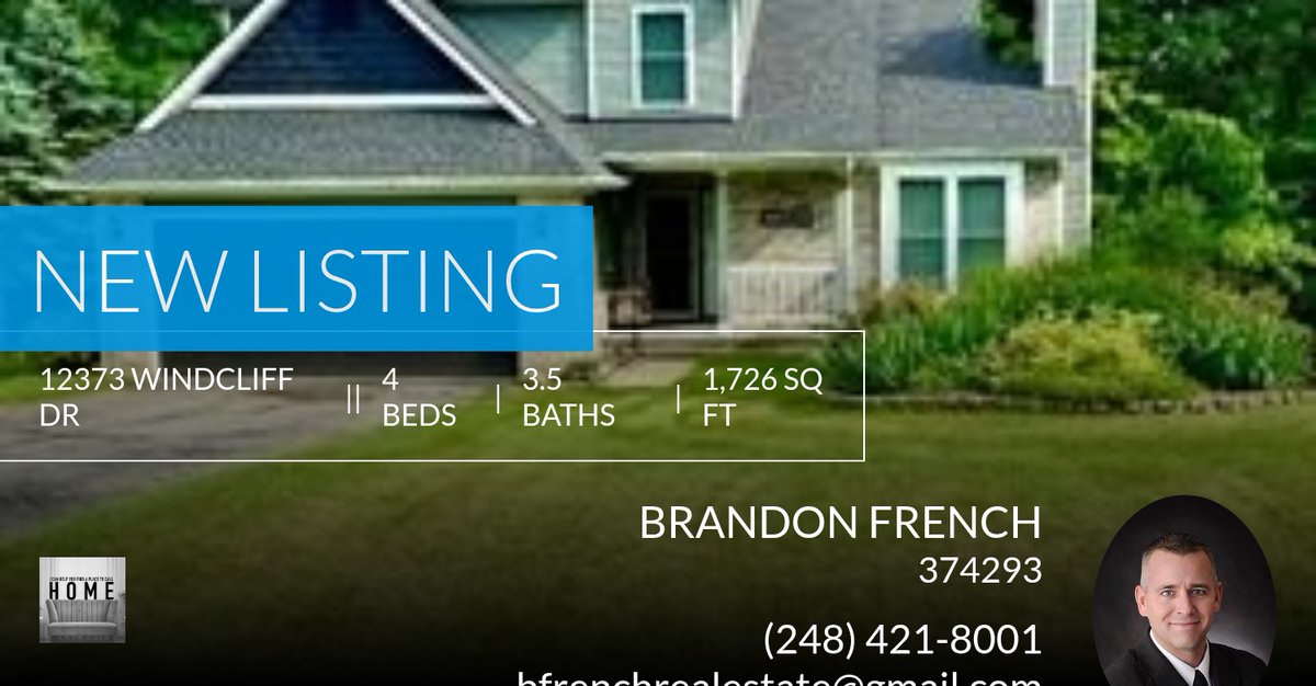 BFrench73's tweet photo. 📍 New Listing 📍 Take a look at this fantastic new property that just hit the market located at 12373 Windcliff Dr in Davisburg. Reach out here or at (248) 421-8001 for more information

Brandon Frenc... https://t.co/CneBsz7a1W https://t.co/GnwnuQLPHN