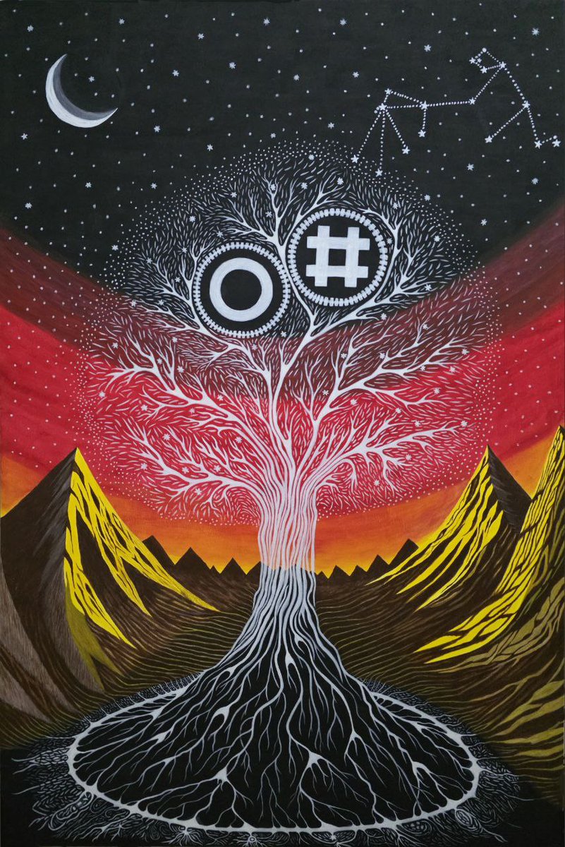 Ancestral Spirits (Aruaq) – 82 
Impulses from the Earth

The roots are now alive with flow — enhanced to transmit the energy pulses rising from the depths of the land. This adjustment strengthens the connection between Earth...

opensea.io/item/matic/0x9… #NFTforsale #KazakhstanNFT