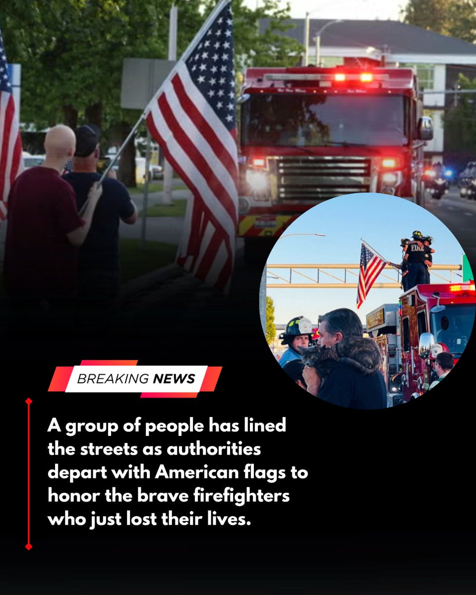 🇺🇸 Community members in Idaho gather with flags as first responders exit scene where armed individual was reported dead

#IDAHOFIRE #idhao #firefighter
