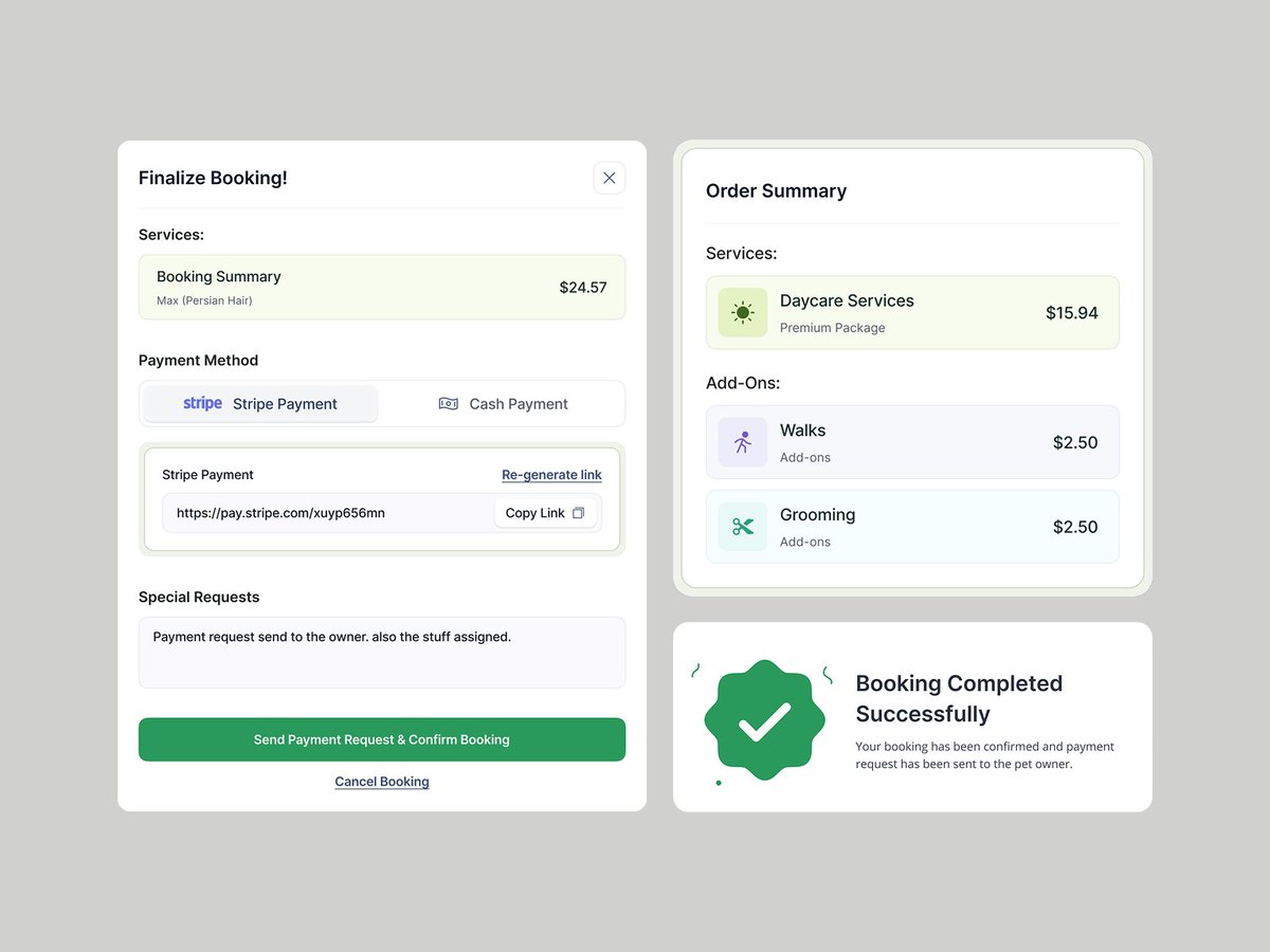 Petime - Booking Components for Pet Care and Sitting SaaS
