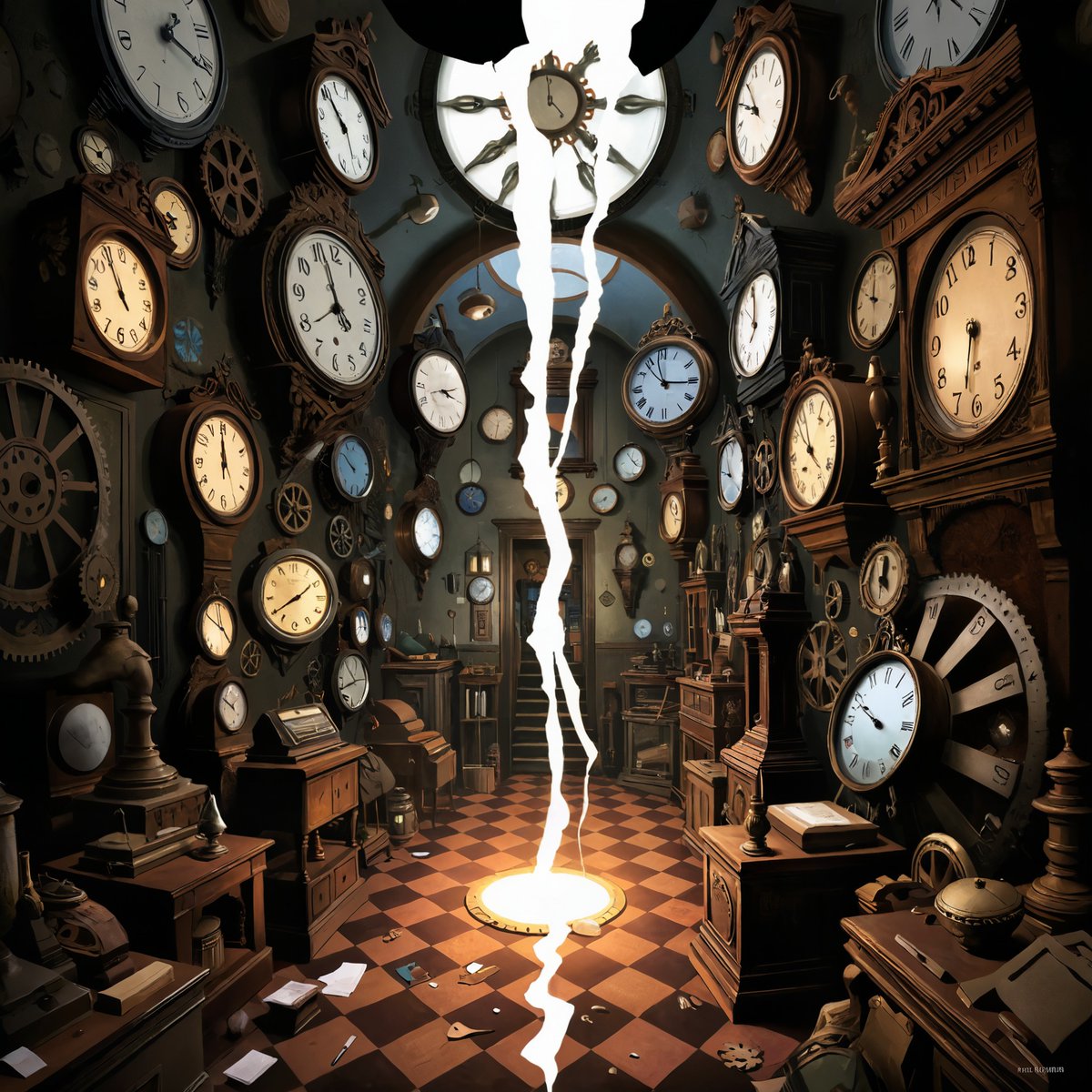 Picit_AI's tweet photo. 🎨 AI Image Challenge · July 9
Theme: Time Cracks in the Old Clock Shop
Time bends and fractures within the walls of an old clock shop.
Hosted by: @Picit_AI
#aiart #picitai #digitalart #aiartwork #CreativityChallenge #AIImageChallenge #aiartwork #aíartcommuníty https://t.co/oiWjA5BKik
