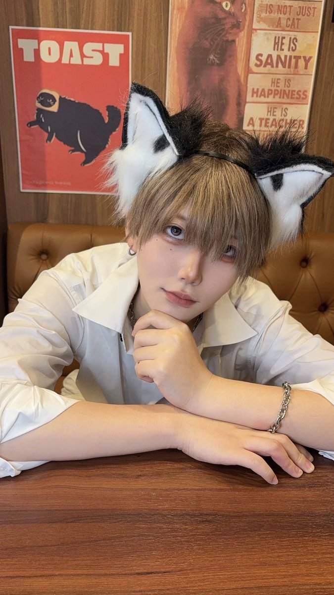 男装コンカフェOff-White🐈‍⬛男装アイドル喫茶Mocha🪄 6/30迄のにゃん