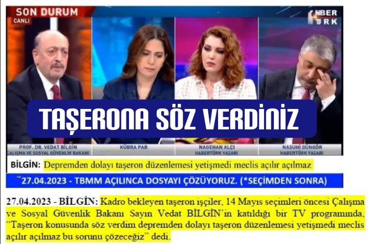 AKPARTİ neden mi oy kaybetti,kaybediyor ?
İnsanında,vatandaşında güven kaybı yaşadı,yaşıyor...

Söz veriyor,müjde açıklıyor,oy sandıkları kapanınca sözler halının altına süpürülüyor.

Ne yani Bakanı değiştiririz,sözümüzü tutmayız mı, Diyorsunuz ? 
<a href="/Akparti/">AK Parti</a> <a href="/tcbestepe/">T.C. Cumhurbaşkanlığı</a> <a href="/RTErdogan/">Recep Tayyip Erdoğan</a>