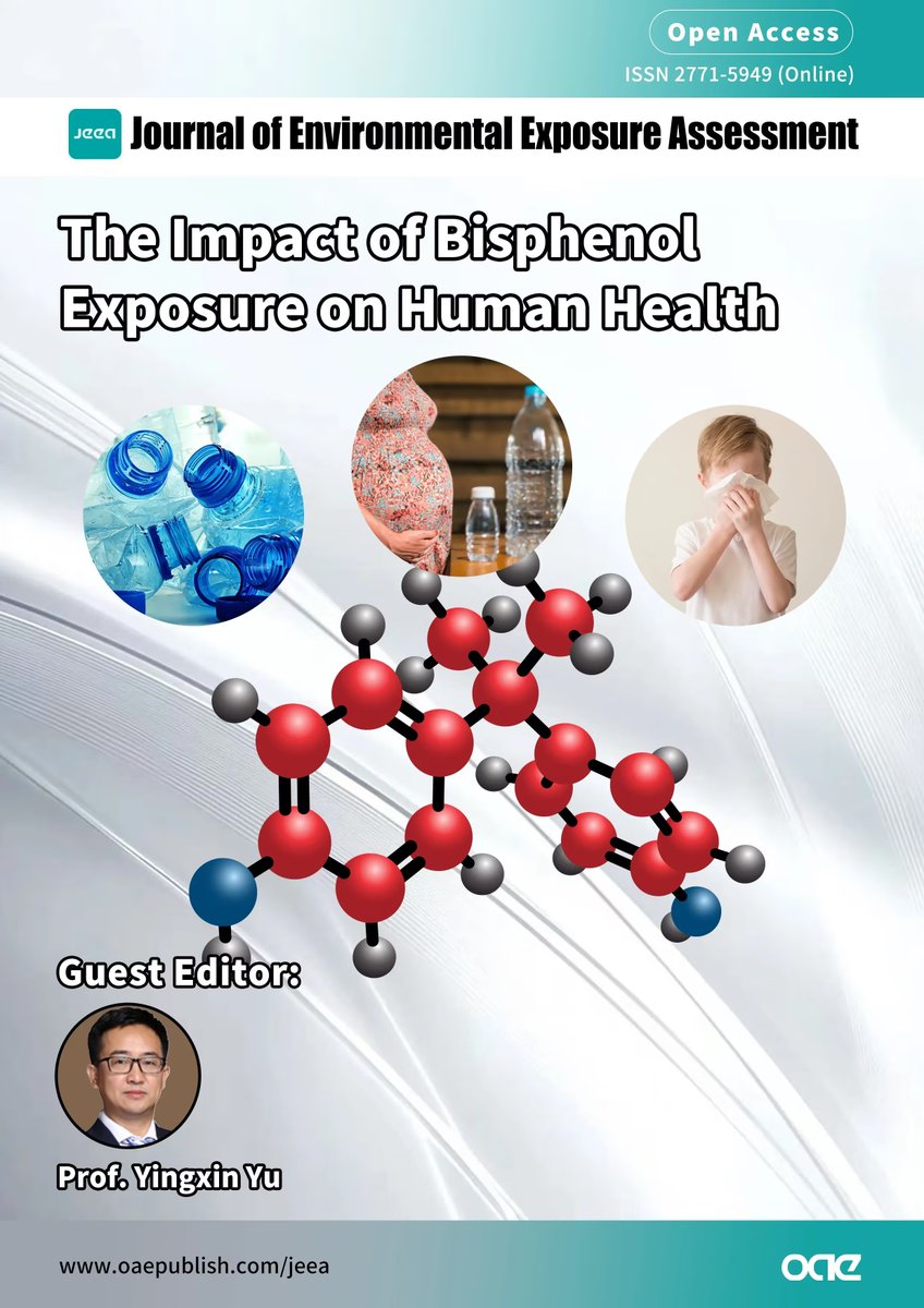 🔬 Special Issue: The Impact of Bisphenol Exposure on Human Health
👩‍🔬 Guest Editor: Prof. Yingxin Yu, Guangdong Univ. of Technology
📢 oaepublish.com/specials/jeea.…
Join us to explore bisphenol exposure, risks &amp; health effects!
#Bisphenol #Toxicology #EnvironmentalHealth #SpecialIssue